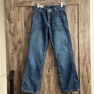 NWT Size 12R Youth 100% Cotton Heavyweight Wrangler Originals Carpenter Jeans